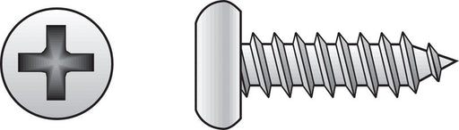 HILLMAN No. 4 X 3/4 in. L Phillips Pan Head Sheet Metal Screws 100 pk