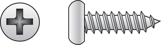 HILLMAN No. 10 X 3/4 in. L Phillips Pan Head Sheet Metal Screws 100 pk