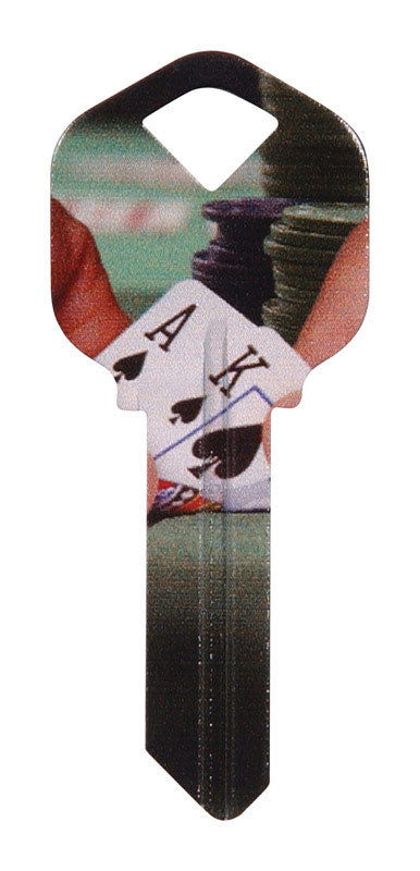 HILLMAN Wackey Poker House/Office Universal Key Blank KW1 Single