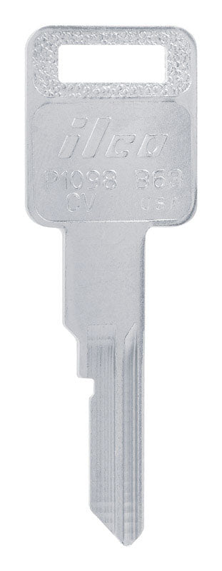 HILLMAN Traditional Key Automotive Key Blank B-63 Single For GM