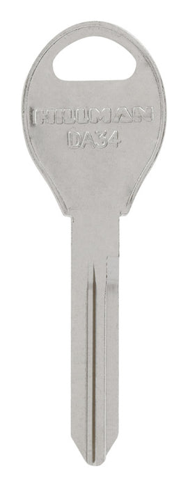 HILLMAN Traditional Key Automotive Key Blank DA-34 Double For Nissan
