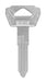 HILLMAN Traditional Key Motorcycle Key Blank SU-12 Double For Suzuki
