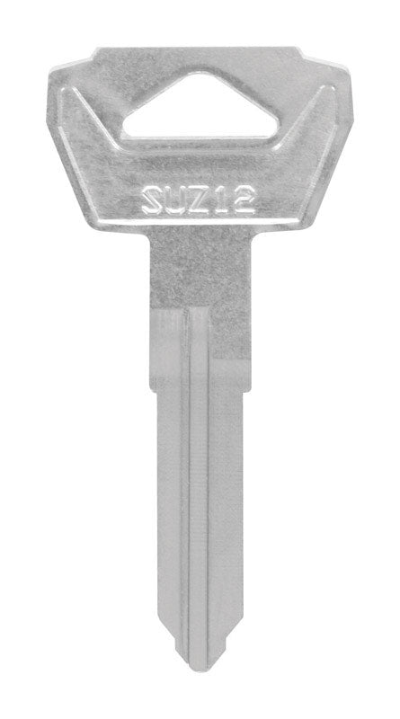 HILLMAN Traditional Key Motorcycle Key Blank SU-12 Double For Suzuki