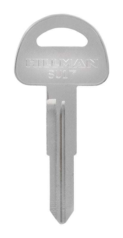 HILLMAN Traditional Key Automotive Key Blank SU-17 Double For Suzuki