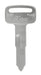 HILLMAN Traditional Key Automotive Key Blank YM57/X120 Double For Yamaha