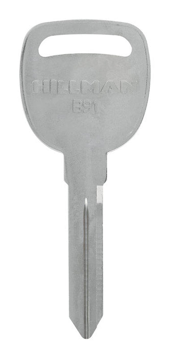 HILLMAN Traditional Key Automotive Key Blank B-91 Double For GM