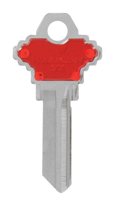 Hillman ColorPlus Traditional Key House/Office Key Blank SC1 Single