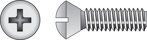 HILLMAN No. 1/4-20 in. X 1 in. L Phillips Oval Head Stainless Steel Machine Screws 100 pk