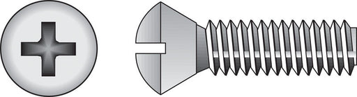 HILLMAN No. 10-24 X 1 in. L Phillips Oval Head Stainless Steel Machine Screws 100 pk