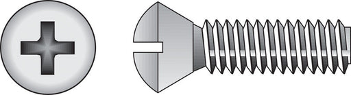 HILLMAN No. 10-24 X 2 in. L Phillips Oval Head Stainless Steel Machine Screws 100 pk