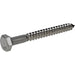 HILLMAN 1/4 in. X 2-1/2 in. L Hex Stainless Steel Lag Screw 25 pk