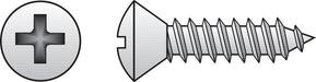 HILLMAN No. 10 X 3 in. L Phillips Oval Head Sheet Metal Screws 50 pk