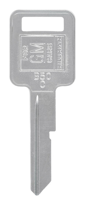 HILLMAN Traditional Key Automotive Key Blank B-50 Single For GM