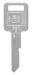 HILLMAN Traditional Key Automotive Key Blank B-50 Single For GM