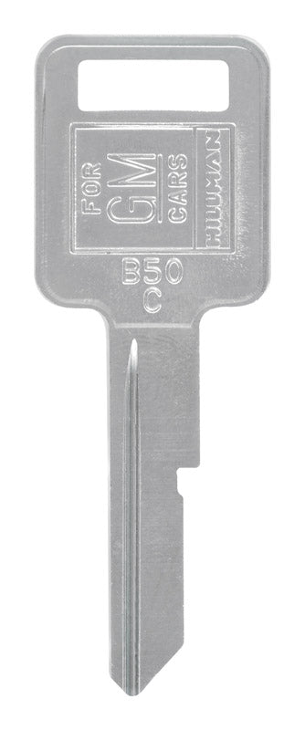 HILLMAN Traditional Key Automotive Key Blank B-50 Single For GM