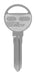 HILLMAN Traditional Key Automotive Key Blank H-57 Double For Ford