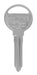 HILLMAN Traditional Key Automotive Key Blank H-58 Double For Ford