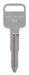 HILLMAN Traditional Key Automotive Key Blank B65/B70 Double For GM