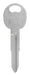 HILLMAN Traditional Key Automotive Key Blank HY-12 Double For Hyundai