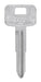HILLMAN Traditional Key Automotive Key Blank B72 Double For GM