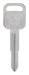 HILLMAN Traditional Key Automotive Key Blank B74 Double For Isuzu