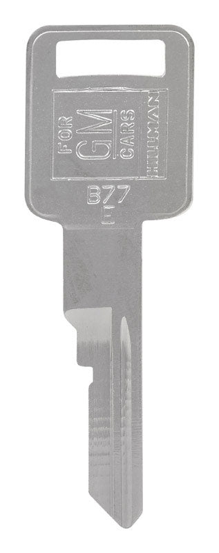 HILLMAN Traditional Key Automotive Key Blank B-77 Single For GM