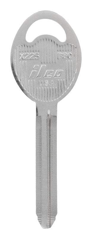 HILLMAN Traditional Key Automotive Key Blank B-80 Double For GM