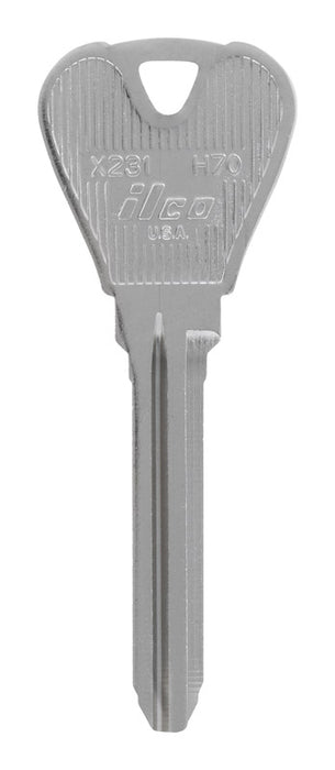 HILLMAN Traditional Key Automotive Key Blank H70 Double For Ford