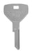 HILLMAN Traditional Key Automotive Key Blank Y-153 Single For Chrysler