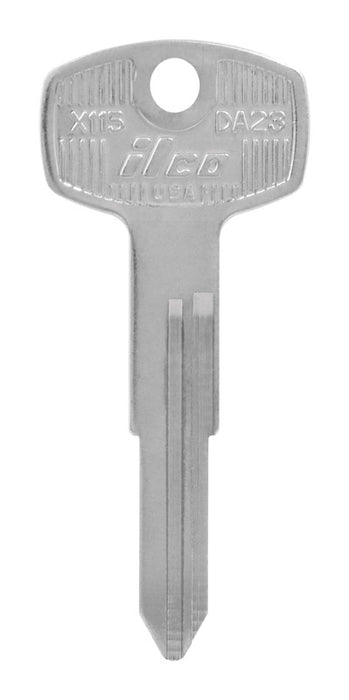 HILLMAN Traditional Key Automotive Key Blank DA-23 Double For Nissan