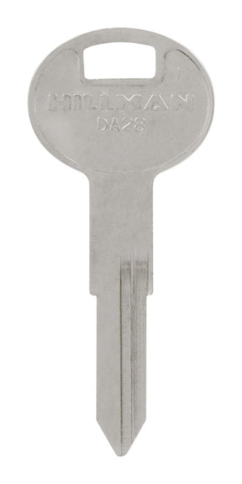 HILLMAN Traditional Key Automotive Key Blank DA28 Double For Nissan