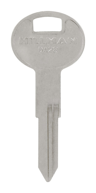 HILLMAN Traditional Key Automotive Key Blank DA28 Double For Nissan