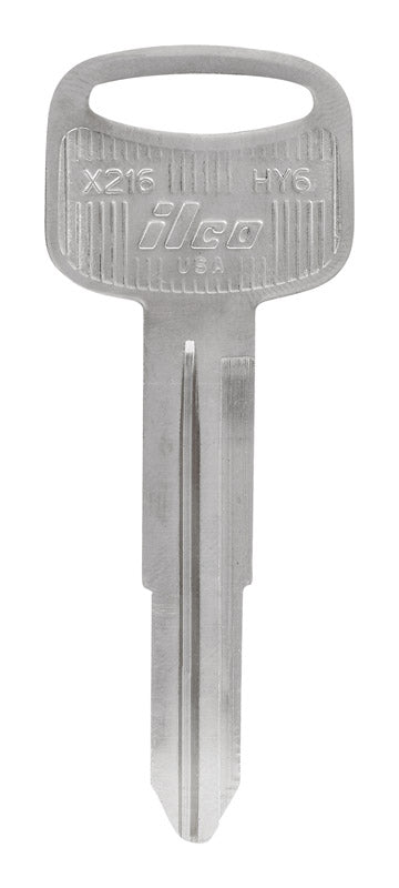 HILLMAN Traditional Key Automotive Key Blank HY6 Double For Hyundai