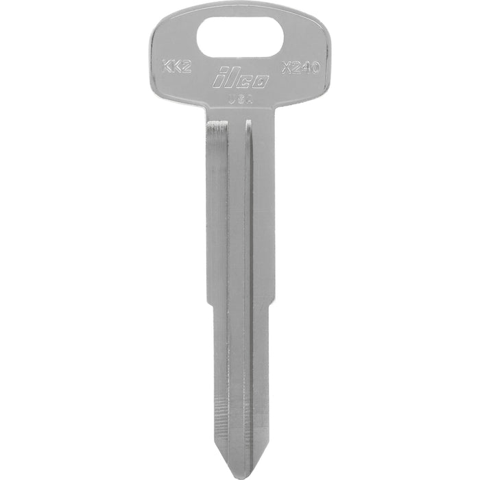 HILLMAN Traditional Key Automotive Key Blank KK2 Double For Kia