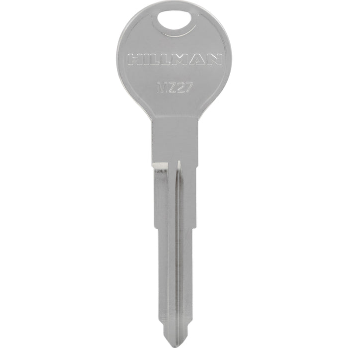 HILLMAN Traditional Key Automotive Key Blank MZ-27 Double For Mazda
