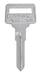 HILLMAN Traditional Key Automotive Key Blank VL6 Double For Volvo