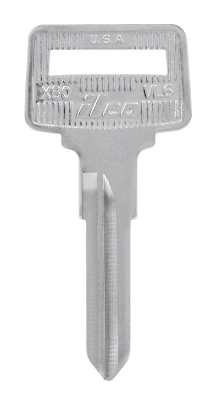 HILLMAN Traditional Key Automotive Key Blank VL6 Double For Volvo
