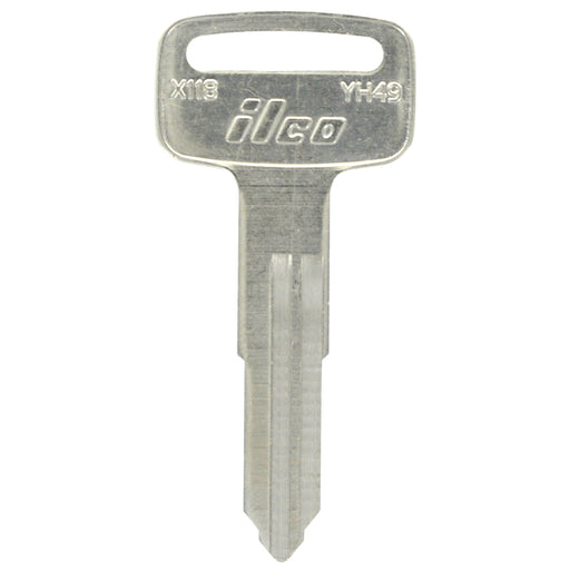 HILLMAN Traditional Key Motorcycle Key Blank YH-60 (X-118) Double For Yamaha