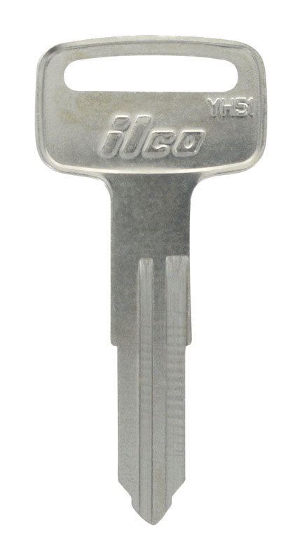HILLMAN Traditional Key Automotive Key Blank YM-62 (YM-51) Double For Yamaha