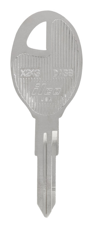 HILLMAN Traditional Key Automotive Key Blank DA-38 Double For Nissan
