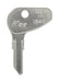 HILLMAN Traditional Key Power Equipment Universal Key Blank Single