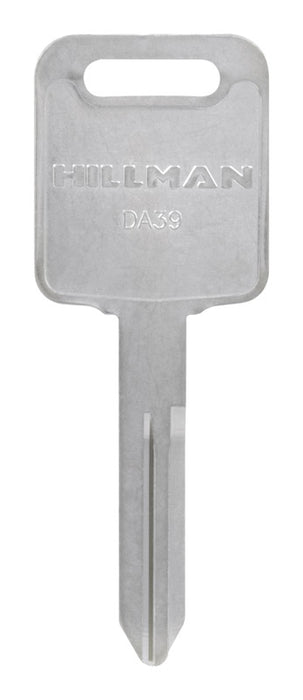 HILLMAN Traditional Key Automotive Key Blank DA39 Double For Nissan