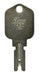 HILLMAN Traditional Key Forklift Key Blank Double