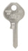 HILLMAN Traditional Key Padlock Universal Key Blank Single