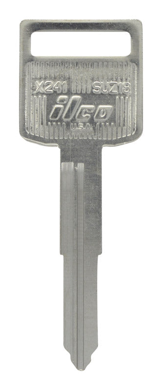 HILLMAN Traditional Key Motorcycle Key Blank SU-18 Double For Suzuki