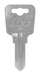 HILLMAN Traditional Key House/Office Universal Key Blank Double