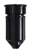 HILLMAN 1-7/8" in. D Metal/Plastic Black Key Hider