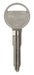 HILLMAN Traditional Key Automotive Key Blank X188/MZ17 Double For Mazda