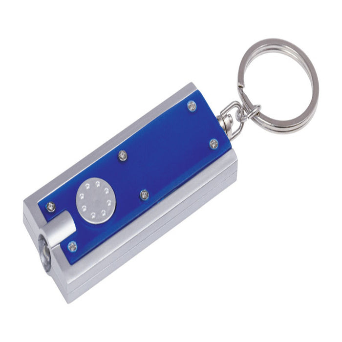 HILLMAN 1 in. D Plastic Assorted LED Light/Split Ring Keychain