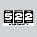 Milwaukee 5 year tool 2 year battery 2 year jaw warranty